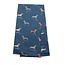 Scarf Pups in Coats navy