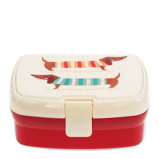 Rex London Lunchbox mit Fach Sausage Dog