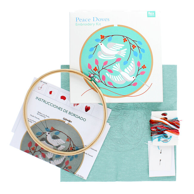 Stick Set Peace Doves