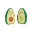 Sass & Belle Pfeffer und Salz Streuer Happy Avocado Set of 2