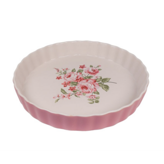 Isabelle Rose Pie Dish 26,5 cm Bella pink