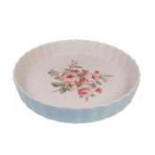 Isabelle Rose Pie Dish 26,5 cm Bella blue