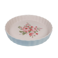 Isabelle Rose Pie Dish 26,5 cm Bella blue