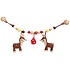 Sindibaba Stroller chain Deer brown with rattle