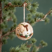 Sjaal met Verhaal Filz Weihnachtshänger Bal Hobbelpaard