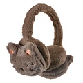 Clayre & Eef Ohrwärmer Kids Cats brown