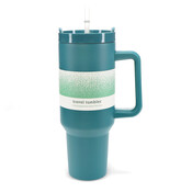Rex London Travel Tumbler with handle 1,2 LTR petrol blue