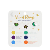 Rex London Mood rings (set of 3) Heart Star & Moon