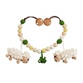 Sindibaba Stroller chain with rattle Sheep (organic cotton)
