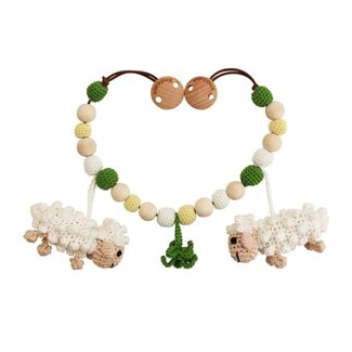 Sindibaba Dolly Sheep Stroller Chain (Organic)