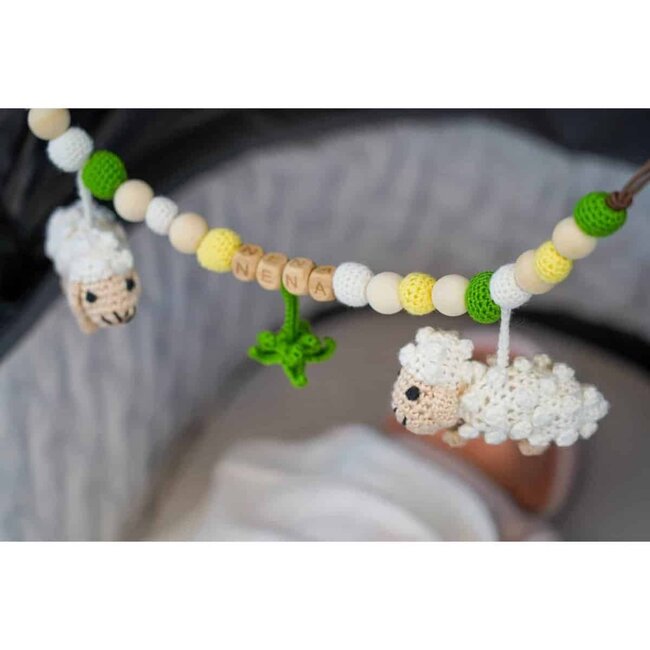 Dolly Sheep Stroller Chain (Organic)