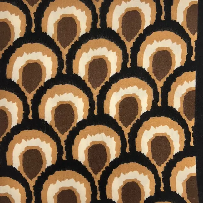 Scarf Wool Mix Peacock brown
