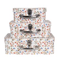 Clayre & Eef Köfferchen Petite Flowers Set of 3