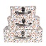 Clayre & Eef Suitcase Petite Flowers Set of 3