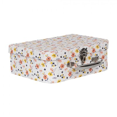 Clayre & Eef Köfferchen Daisies Set of 3
