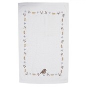 Clayre & Eef Guest towel Bird