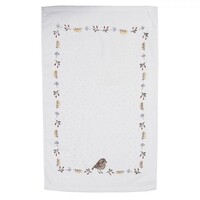 Clayre & Eef Guest towel Bird