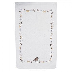 Clayre & Eef Guest towel Bird