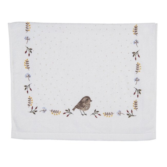 Guest towel Bird