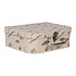 Clayre & Eef Köfferchen Flowers brown Set of 3