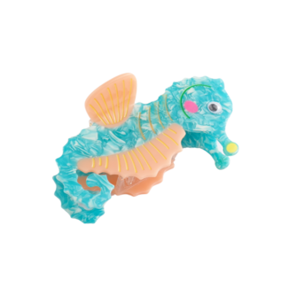 Red Cuckoo Hair Claw Seahorse