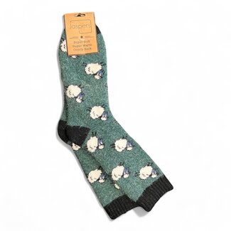 Jess & Lou Männer-Socken Super Soft Sheep green