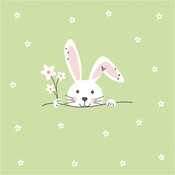 Paperproducts Design Paper Napkins Hello Easter green