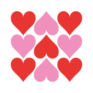 Paperproducts Design Papierservietten Hearts Graphic