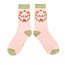 Socken Bamboo Mum Floral Wreath pink