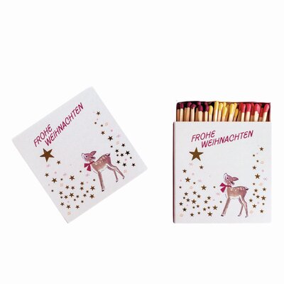 Overbeck and Friends Streichhölzer XL Frohe Weihnachten