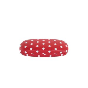 Isabelle Rose Glasses case Polka Dot red