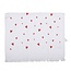 Clayre & Eef Guest towel Hearts red