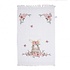 Clayre & Eef Guest towel Rabbits Flowers