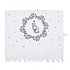 Clayre & Eef Guest towel Rabbits black-white