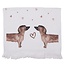 Clayre & Eef Gästetuch Sausage Dogs & Hearts