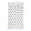Guest towel Hearts red black