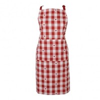 Clayre & Eef Kitchen apron Hearts Red