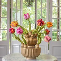 Sjaal met Verhaal Felt Flower Tulp assorti