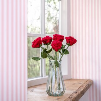 Sjaal met Verhaal Filzblume Roos red