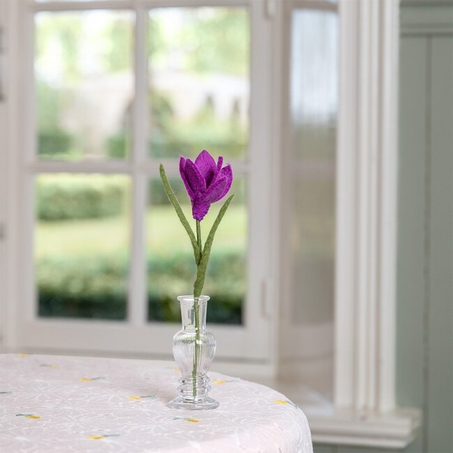 Felt Flower Krokus assorti