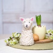 Sjaal met Verhaal Felt Egg Warmer Schaap