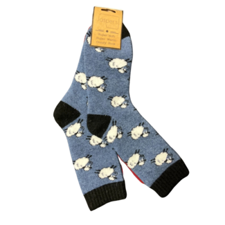 Jess & Lou Männer-Socken Super Soft Sheep blue