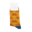 Mens Socks Bamboo Cycling mustard