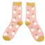 Miss Sparrow Socken Bamboo Fox Terrier dusky pink