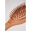 Hairbrush Bamboo Red Dots