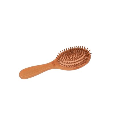 Isabelle Rose Hairbrush Bamboo Pink Dots