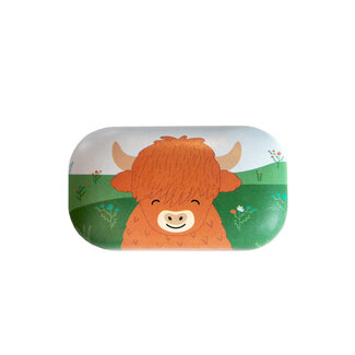Sass & Belle Mini Travel Case Highland Cow