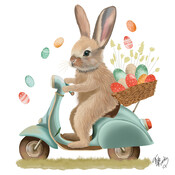 Paperproducts Design Paper Napkins Bunny Dash