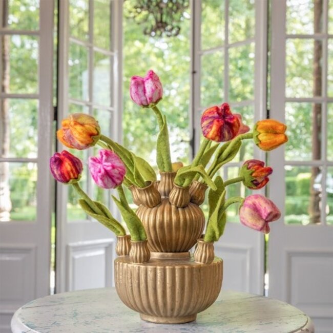 Filzblume Tulp Olivia