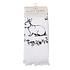 Clayre & Eef Guest towel Rabbit black-white